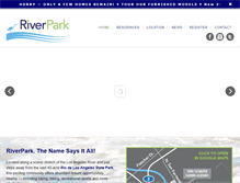 Tablet Screenshot of liveriverpark.com